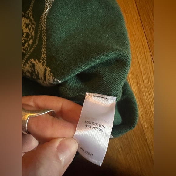 J. Jill Evergreen Dandelion Pullover Cotton Sweater, Size XS, NWT - Picture 5 of 7